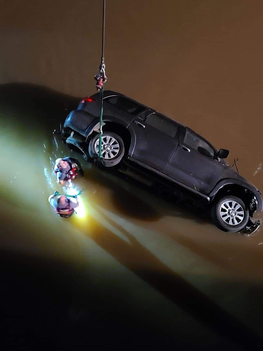 Lyn Lawrence crash in DA vehicle 3
